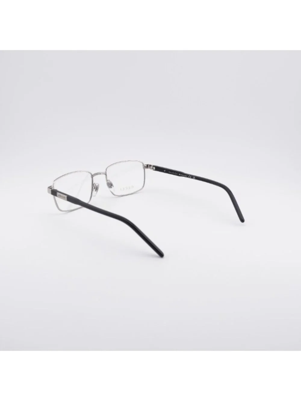 Gucci GG1801O 001 Eyeglasses Silver 54mm Rectangle Frame